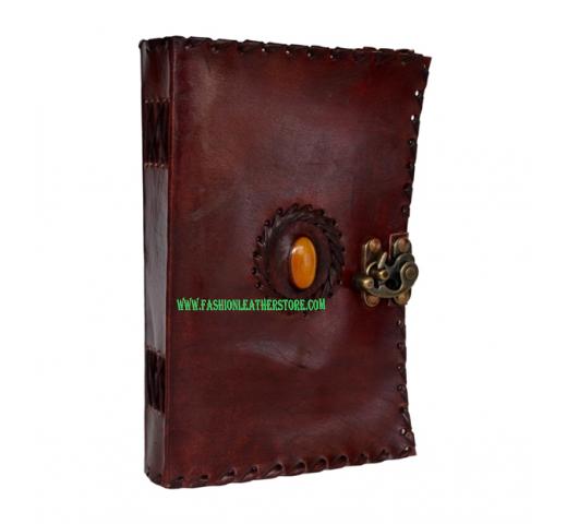 Medieval Stone Leather Journal Diary Collectible Templar 120 Pages Soft Paper